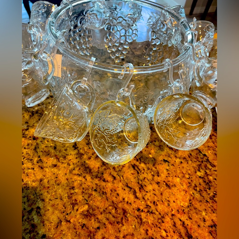 Vintage Punch Bowl